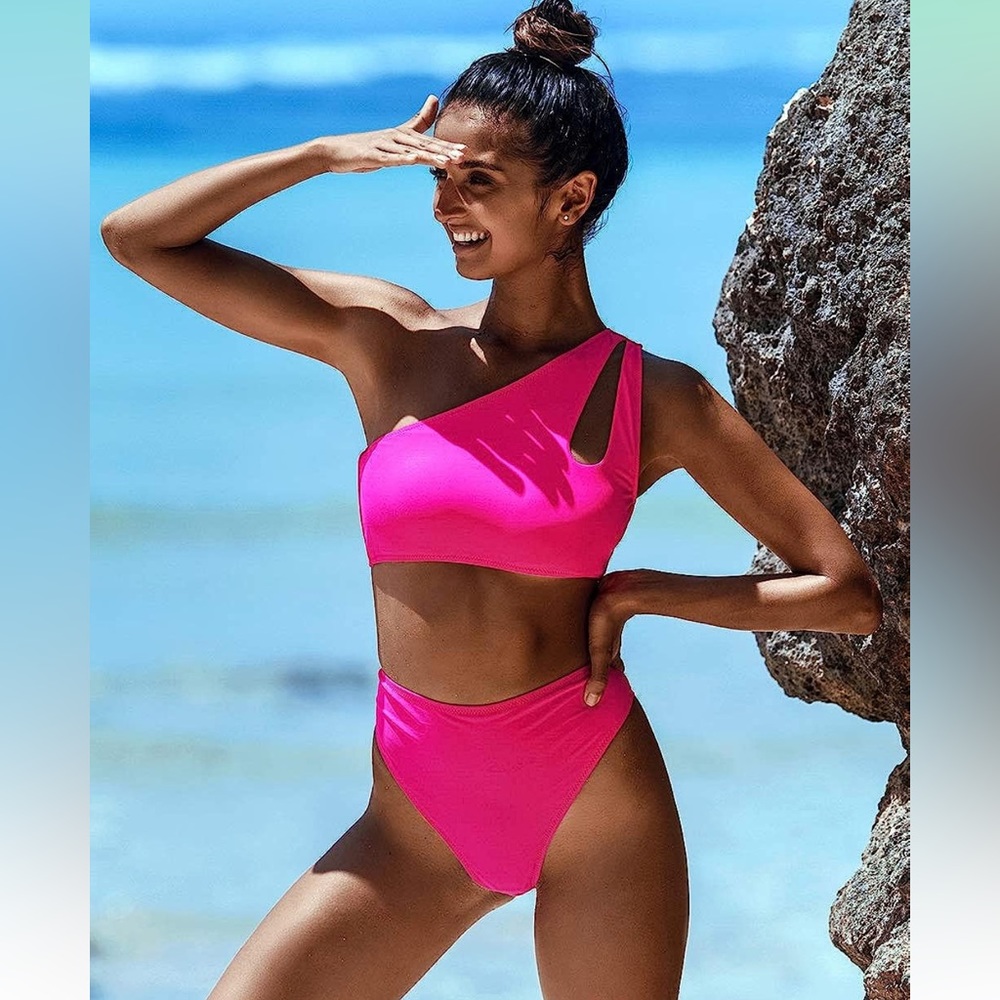 Neon Pink Bikini Set